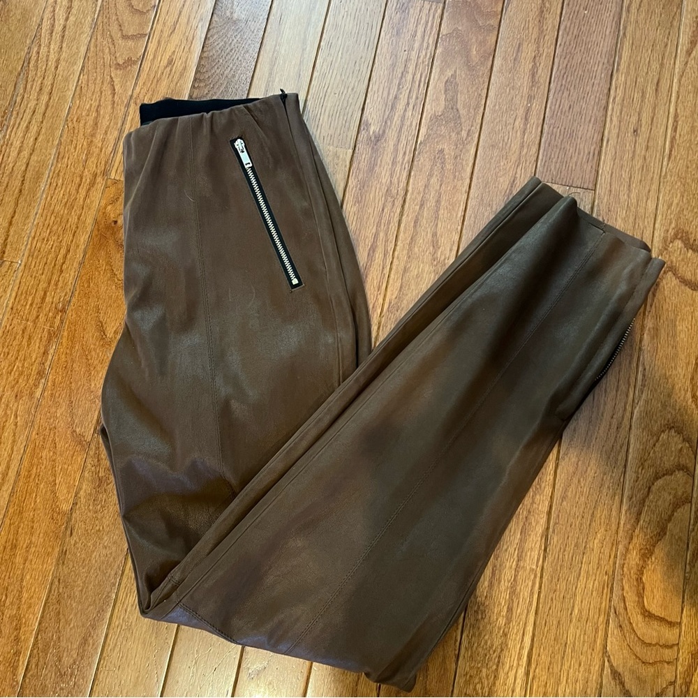 Suede pants